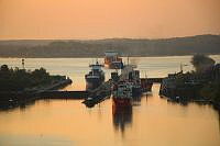Sonnenaufgang an der Holtenauer Schleuse 00002 ©Landeshauptstadt Kiel - Barbara Westendorf.JPG