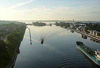 Morgenstimmung an der Holtenauer Schleuse 00001 ©Landeshauptstadt Kiel - Barbara Westendorf.JPG